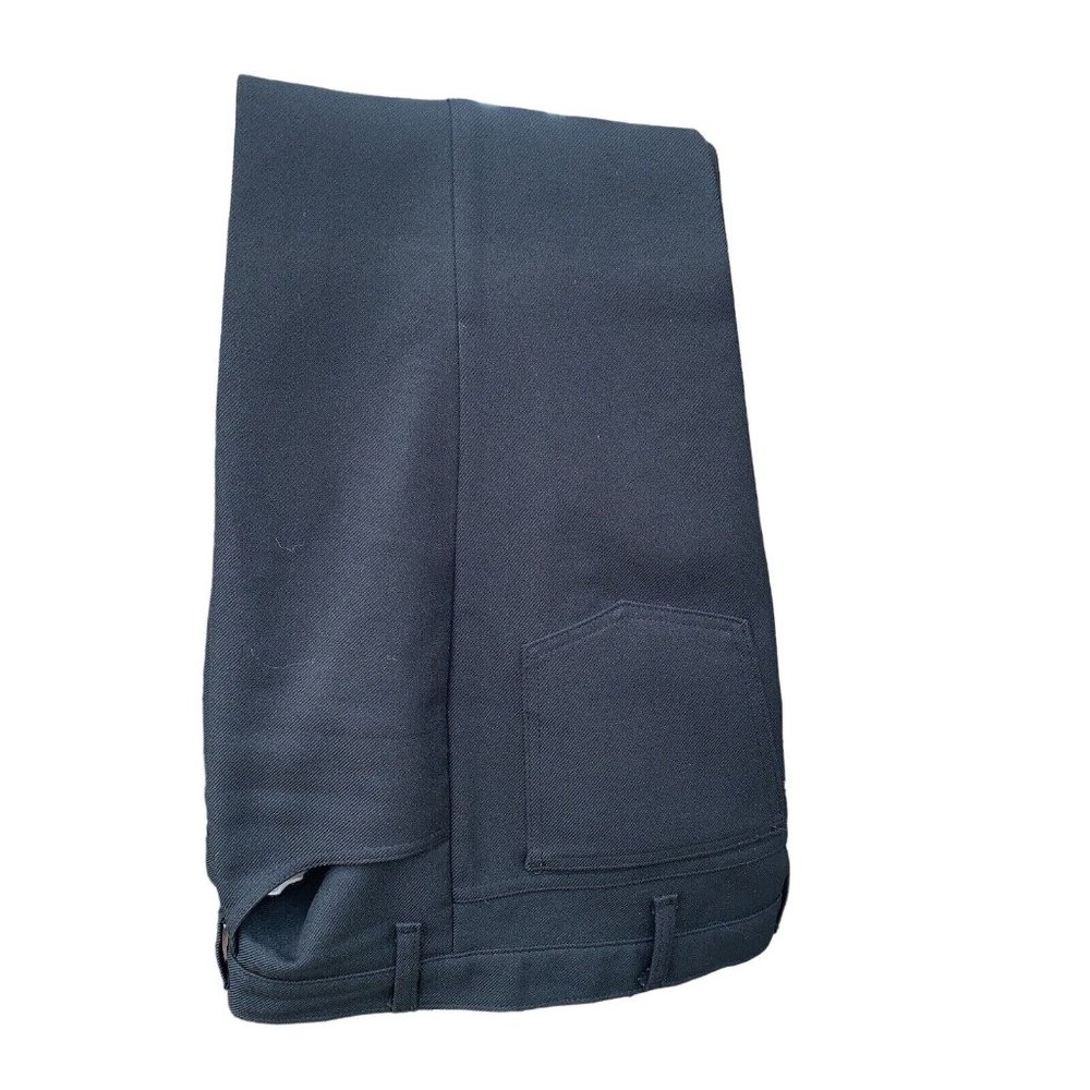 Vintage Levi's 517 36x30 Black Twill Polyester Pants Black Tab USA Made Preowned